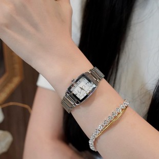 IBSO瑞士品牌手表女士方形简约时尚高端镶钻气质百搭防水石英手表