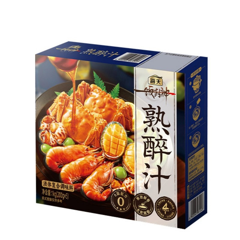 山姆代购海天一饭封神熟醉汁复合调味料海鲜大餐冷泡汁蟹鲍鱼花螺