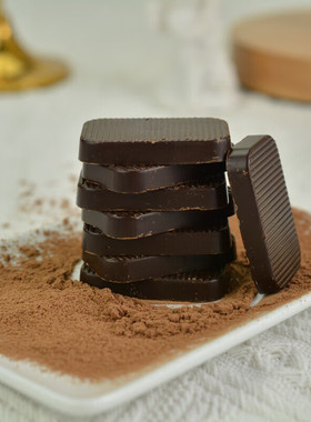 山姆Bouchard布夏德比利时进口低糖72%纯黑巧克力含铁纤维素0香料