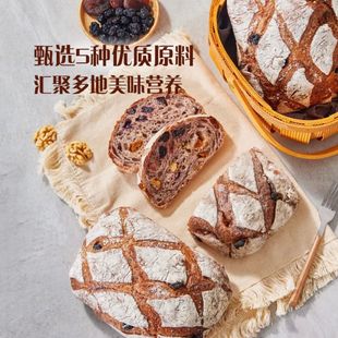 山姆蓝莓杏干酸法包欧包早餐法国面粉果干核桃奇亚籽饱腹低温发酵