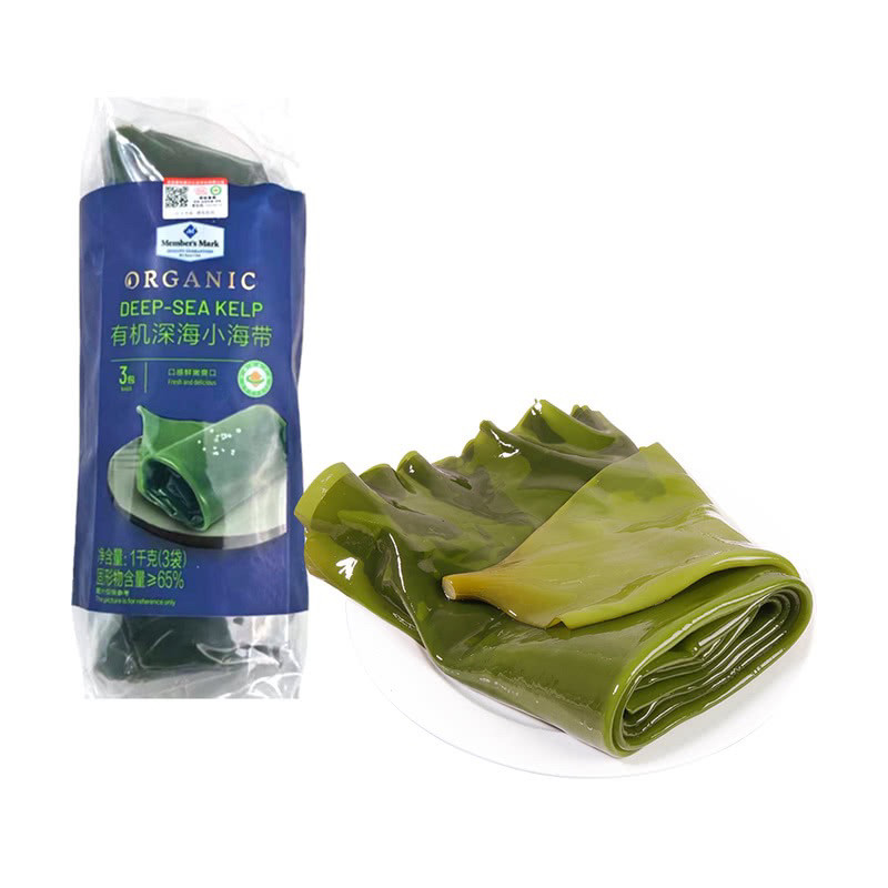 山姆超市山东荣成小海鲜海藻海苔有机深海小海带即食不用泡1000g