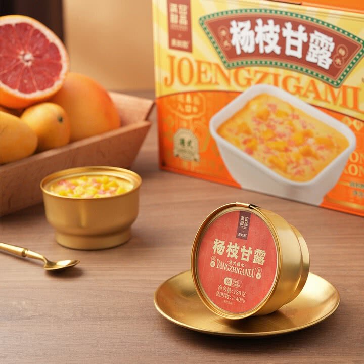 会员超市满记甜品杨枝甘露港式冰糖水果饮品芒果椰浆牛奶西米罐头