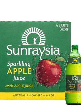 山姆SUNRAYSIA澳大利亚进口苹果汁汽水碳酸饮料果汁香槟家庭聚会