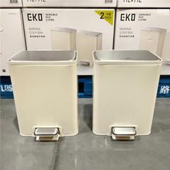 Costco开市客CKO莫纳EKO脚踏垃圾桶11升家用不锈钢带盖厨房客厅