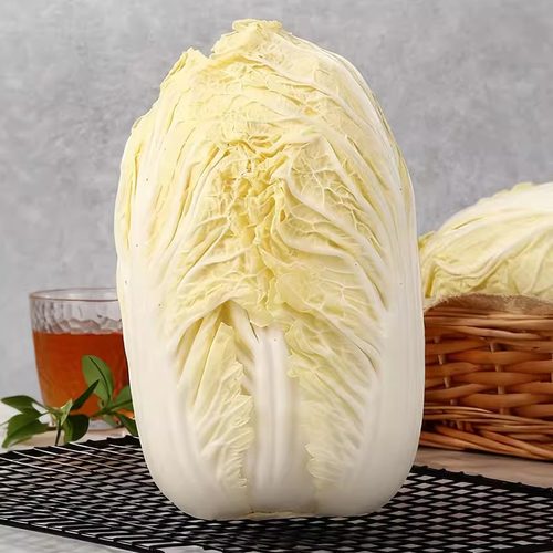山姆正宗核桃纹大白菜1颗1.5kg叶子菜色泽微黄清甜霜打菜蔬菜