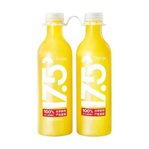 山姆季节限定红标农夫山泉17.5°鲜榨NFC橙汁赣南脐鲜橙果汁饮料