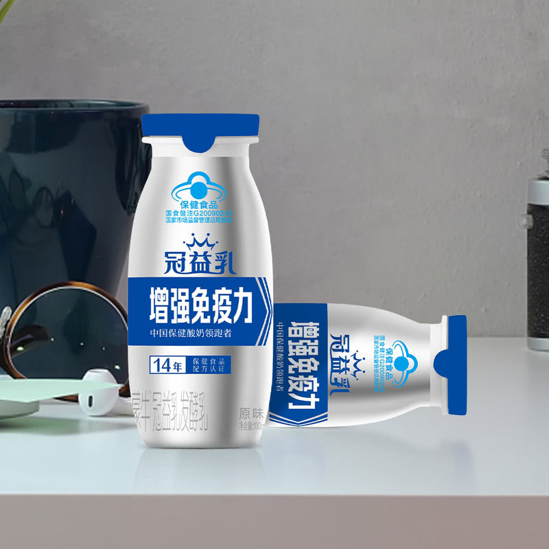 山代购蒙牛冠益乳发酵乳酸奶增强免疫力调节肠道菌群保健食品认证