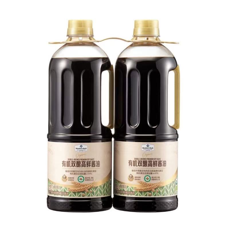 山姆有机双酿高鲜酱油东北有机黄豆酿造特级酱香浓郁炒炖蒸煮拌