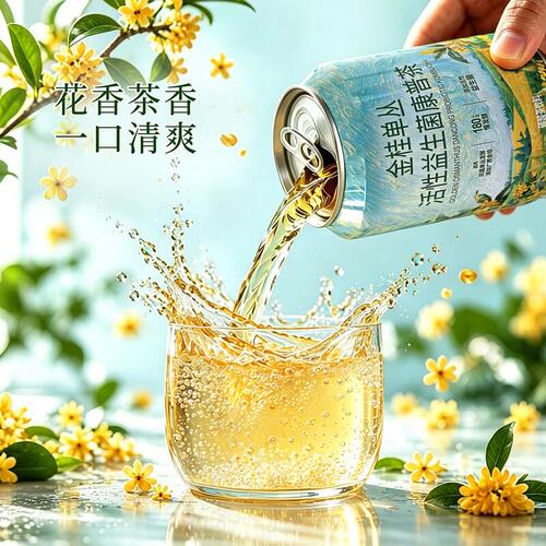 山姆金桂凤凰单丛原叶现萃活性益生菌康普茶乌龙茶底金桂醇香饮料