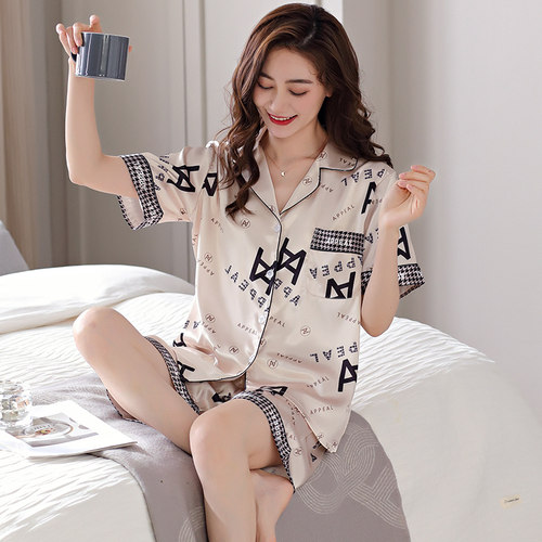 冰丝睡衣女夏季夏款夏天薄款