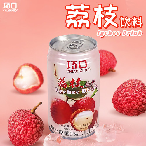 巧口荔枝果味饮料340ml