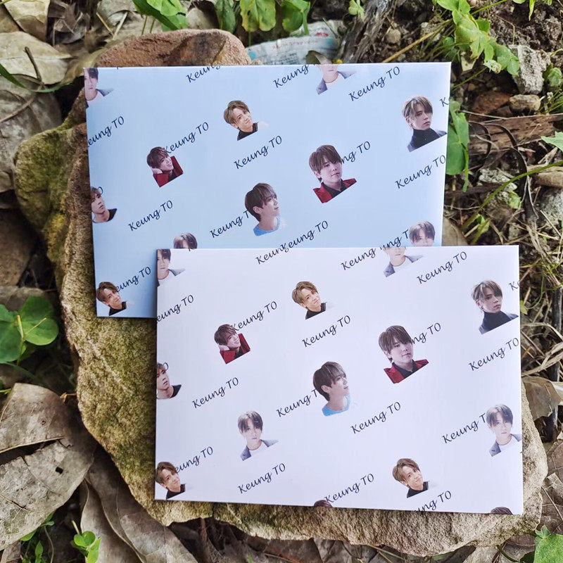 香港男团mirror姜涛信封少量明星头像私人个性应援封套定做