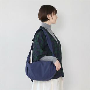 earthmade日本原厂杂志复古潮牌田园防水尼龙布配牛皮单肩斜挎包