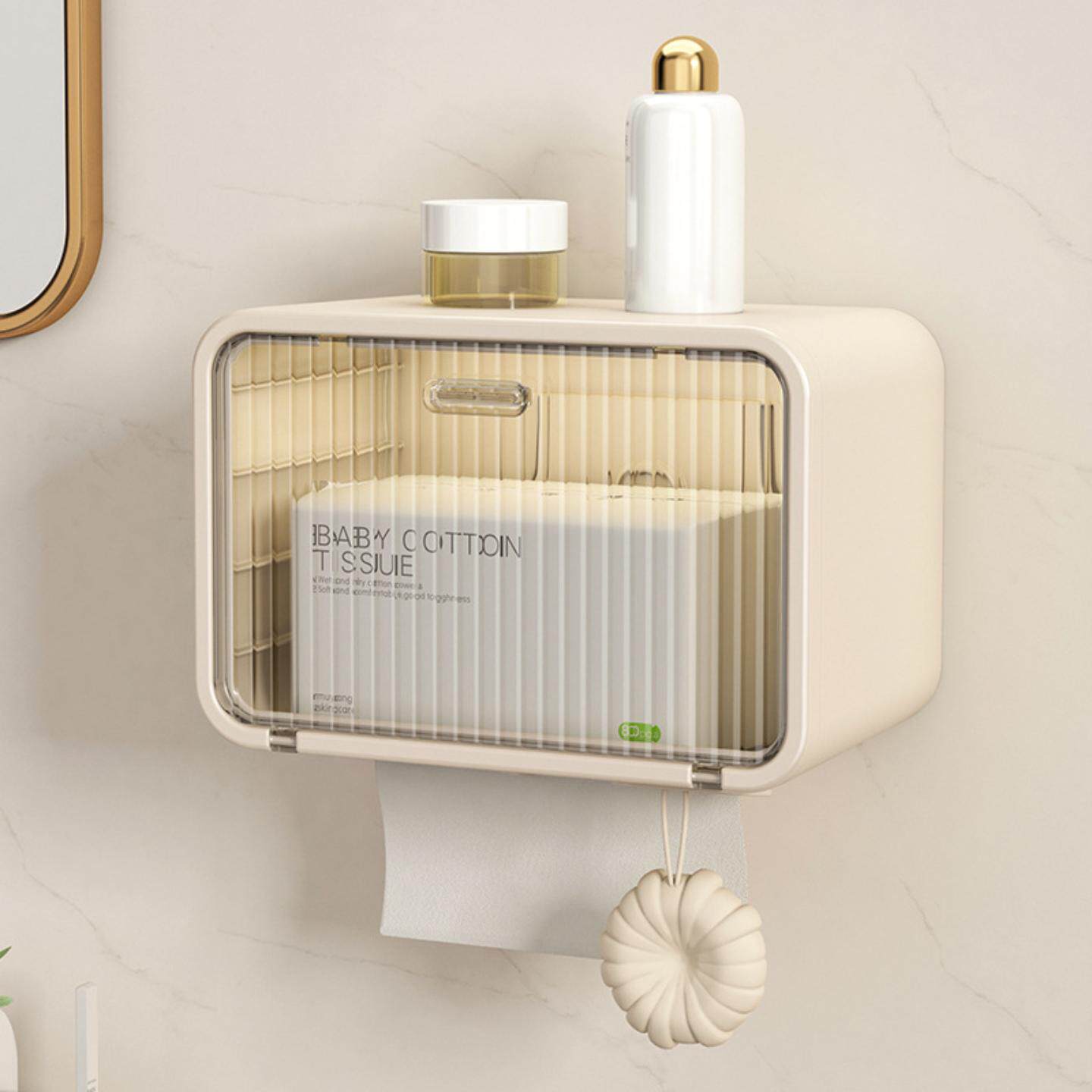 洗脸巾收纳盒壁挂一次性洁面巾置物架卫生间洗面擦脸巾纸巾放置盒