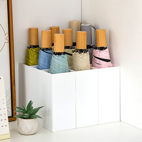 家用壁挂式雨伞收纳架分格雨伞架