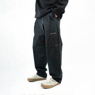 DOOITT#WILDTHINGS MASTERMIND刺绣日系复古工装斜纹布微弹长裤