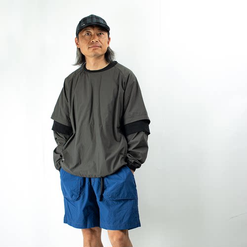 户外休闲宽松长袖T恤男上衣外套
