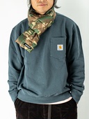 WIP日系工装 DOOITT CARHARTT 男女胸兜洗水圆领休闲卫衣