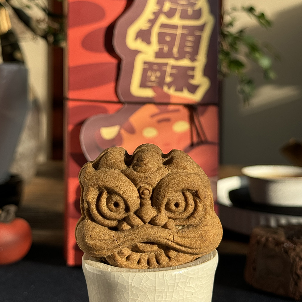 大末手作虎头酥 生椰拿铁馅料6枚虎头酥外皮咖啡味内馅椰蓉