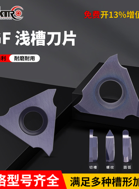 TGF槽刀片 浅槽刀片 立装卡簧槽刀片TGF32R050 TGF32L100割槽刀片