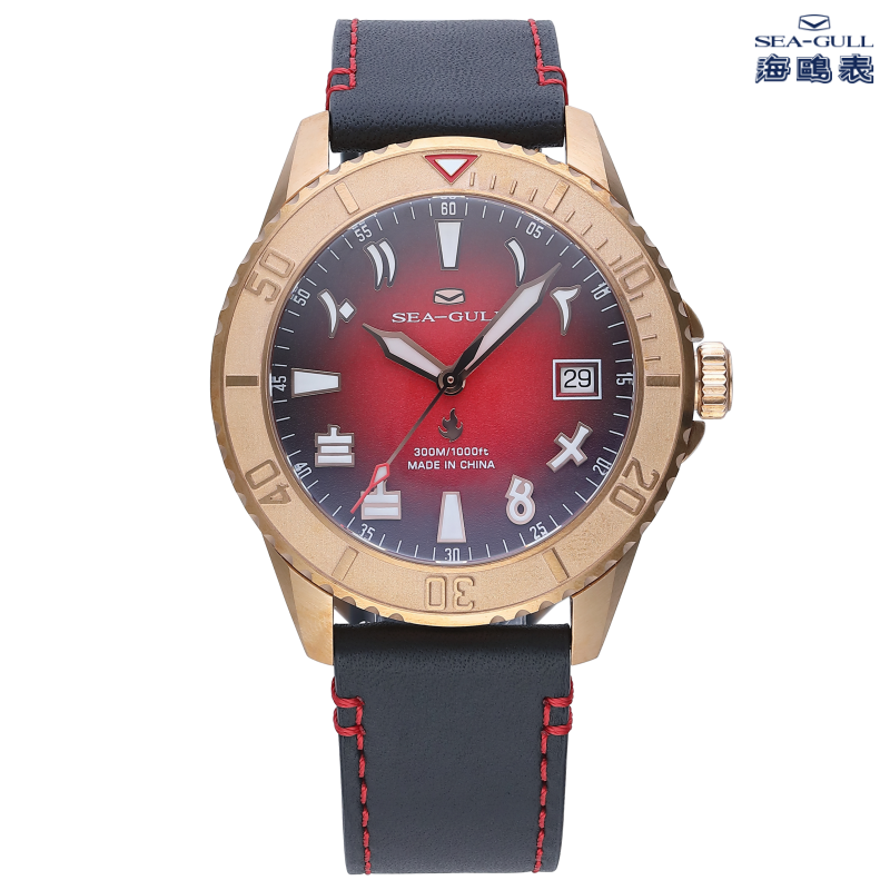 海鸥自动机械青铜加州面潜水男表