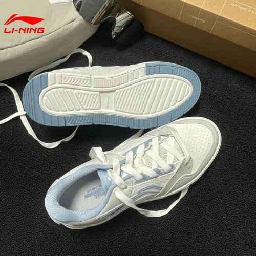 李宁休闲鞋男COMMOM 80s2026新款舒适软弹小白鞋板鞋AGCV051