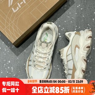 李宁猫爪休闲鞋女2026年LITE 3新款增高老爹鞋缓震运动鞋AGCW004