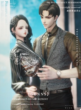 【4Gunns】剑灵游戏捏脸数据【人族情侣-虚幻四-负喧】正式服捏脸