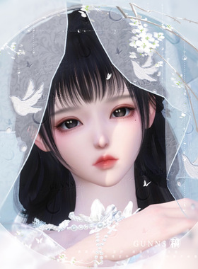 【4Gunns】逆水寒端游捏脸数据 女 素问九灵碎梦荒羽 小体 清荷