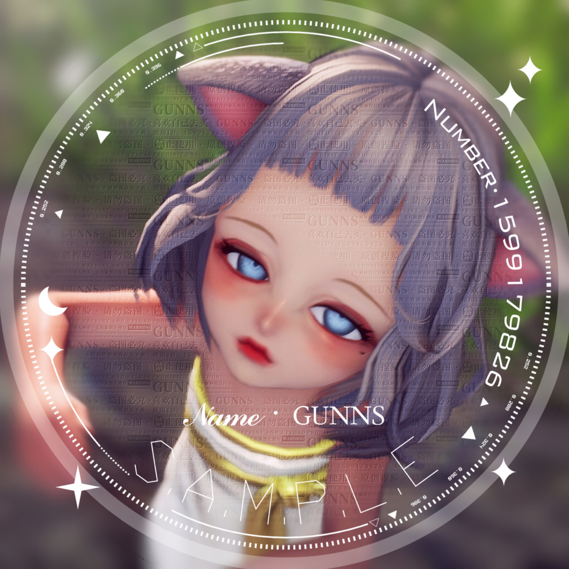 【4Gunns】剑灵游戏捏脸数据 虚幻四 灵女 莓果 买黑皮送白皮