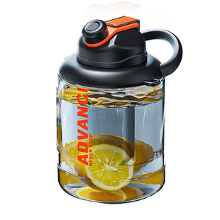 超大容量水杯子耐高温运动水壶男生便携塑料吨桶吨太空防摔大肚杯