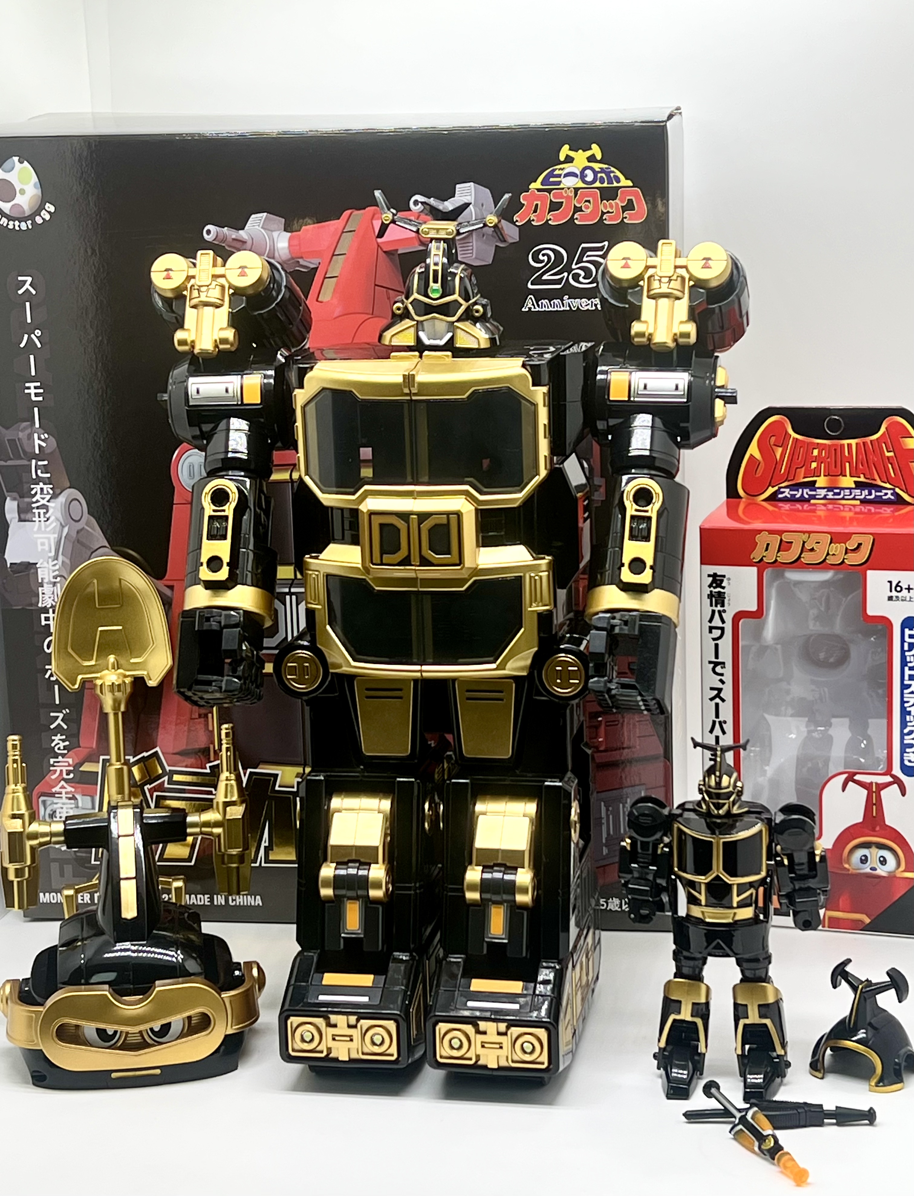 卡布达巨人黑金版可变形发光变形玩具手办现货童年模型可动玩具图片