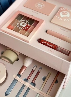 [SOSO全球]童小喵TONSOCAT儿童化妆品套装舞台演出彩妆礼盒无毒3+