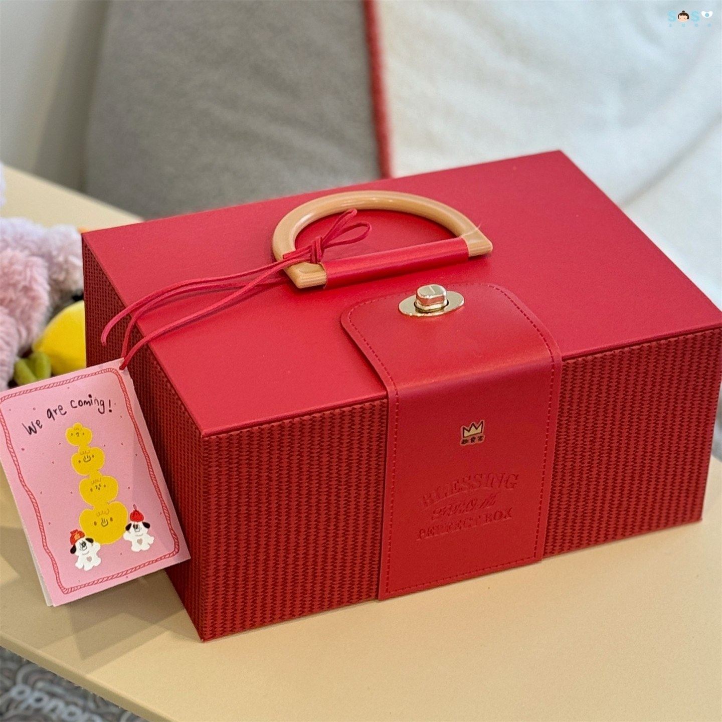 [SOSO全球]趣食家新年食光宝盒儿童零食马年礼盒大礼包赠贺卡贴纸,节庆用品/礼品,春节礼盒,淘宝优惠券,粉丝福利购,淘宝优惠卷