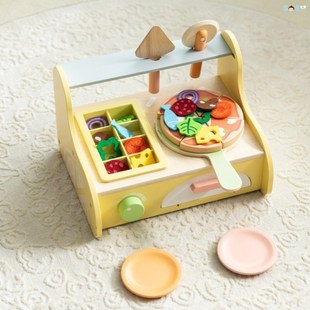 [SOSO全球]可来赛Classic World窖炉披萨 儿童过家家木制模拟玩具