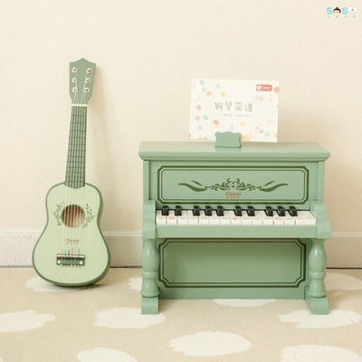 可来赛木质小钢琴音乐玩具