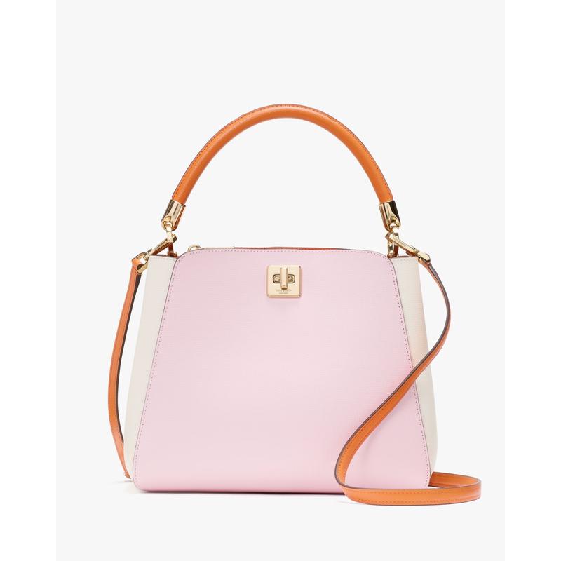 kate spade NEW YORK中性百搭拼色手提托特包大容量通勤手拿包日