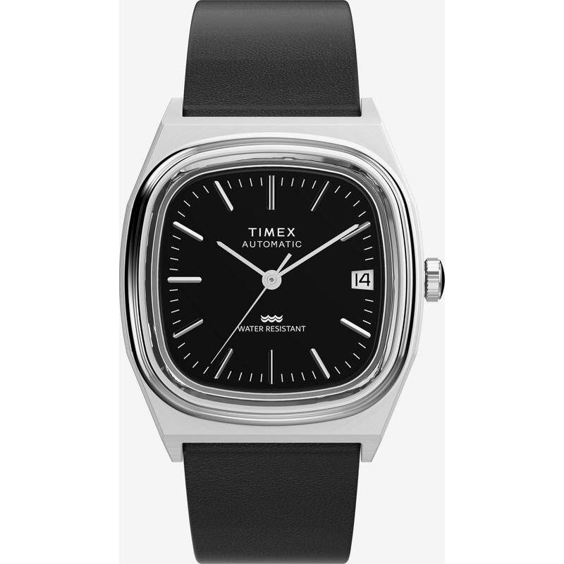 海外直邮Timex/天美时男士手表防水夜光指针自动机芯黑色表盘