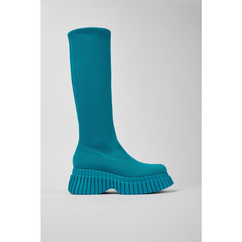 代购Camper女士高筒靴透气轻便舒适环保鞋垫针织高筒厚底