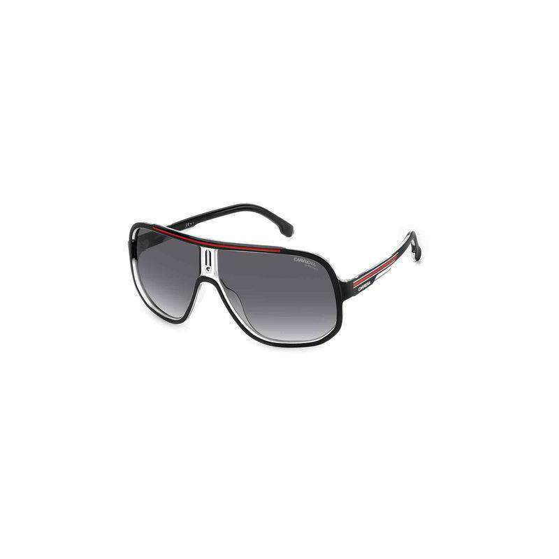 代购Carrera卡雷拉男士太阳镜飞行员款全框黑色红色渐变灰镜片