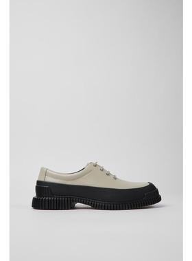 代购Camper男士男鞋透气吸汗轻便柔软鞋垫黑色灰色皮革