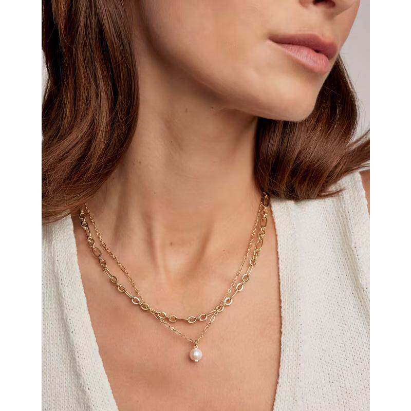 海外代购Kendra Scott(饰品)女士项链叠戴百搭金色多层日常