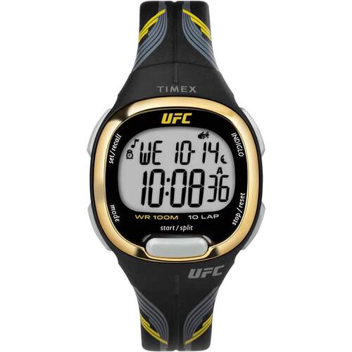 海外代购Timex/天美时男士欧美腕表十圈计时夜光显示树脂表带
