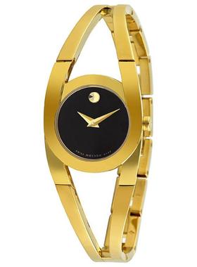 代购Movado摩凡陀女士腕表计时夜光日期防刮金属钢带防水精钢
