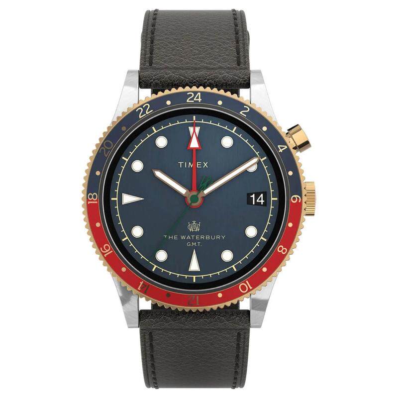 海外代购Timex/天美时男士手表欧美腕表双时区防水百米不锈钢