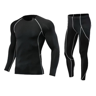 儿童紧身衣套装男健身训练服篮球足球打底衫速干衣比赛运动男女童