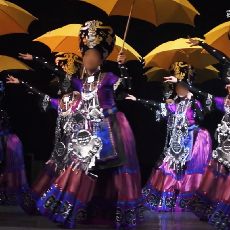 佤族情歌《梳头调》民族舞民族服饰同款专业量身定制服装