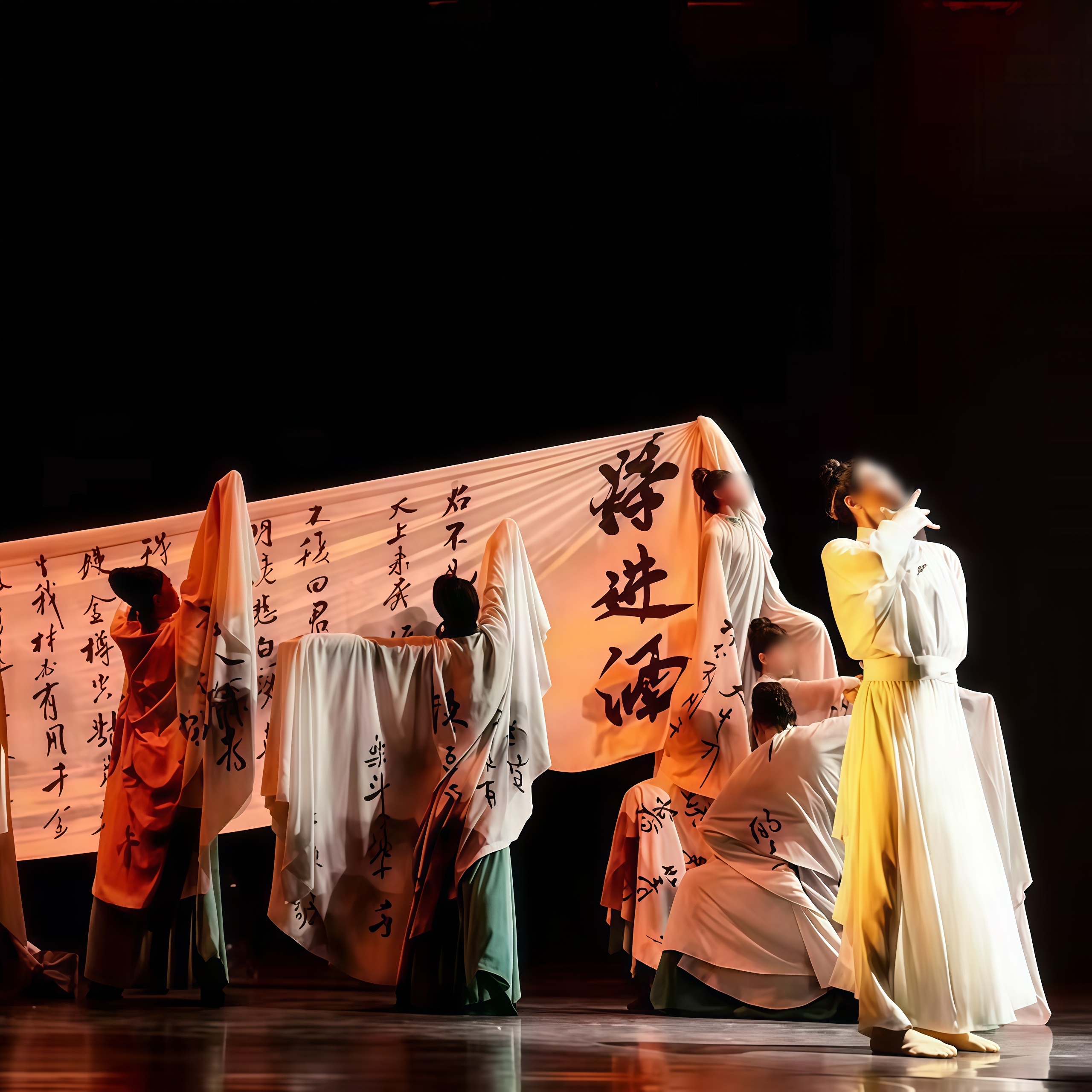 《将进酒》古典舞舞蹈服