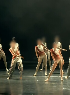 第八届重庆市舞蹈比赛《云端之上》专业定制男女群舞芭蕾表演服装