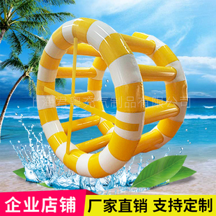 百万海洋球池玩具水上乐园充气香蕉船风火轮跷跷板蹦床飞鱼陀螺